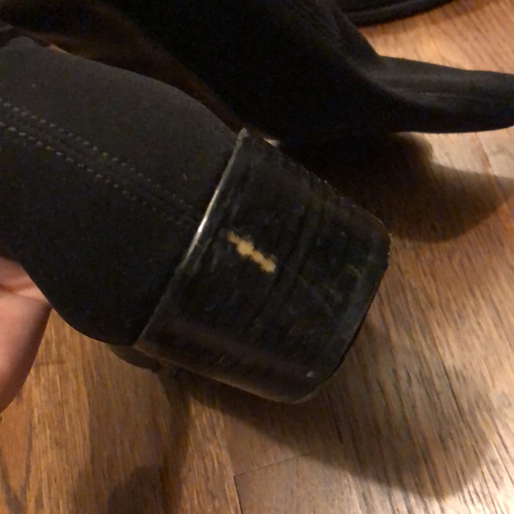 Stuart Weitzman 50/50 Black Boot. Size 9 - image 5